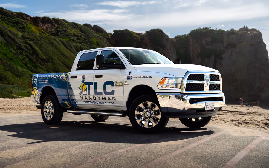 TLC Handyman service truck