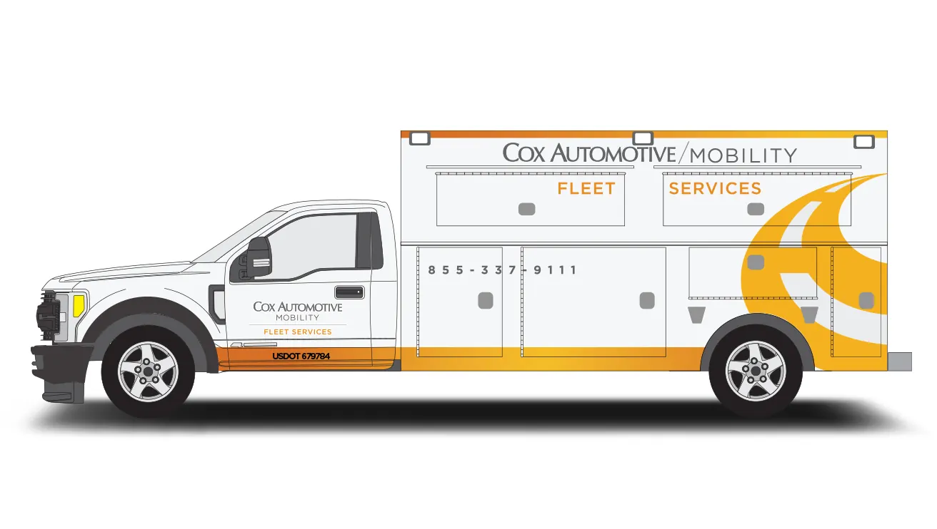 Sedan wrap for Cox Automotive